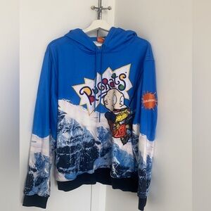 Men’s hoodie  nickoldeon  original size 2X shrunk and more of large